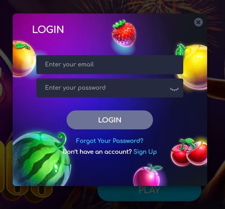 Access your Wild Tornado Casino account